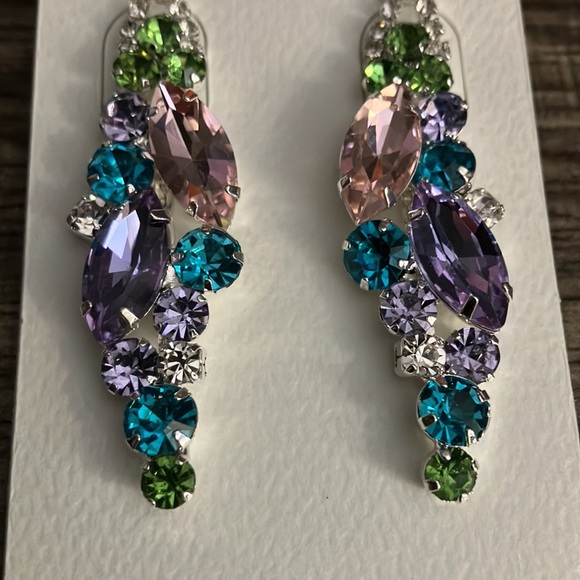 Multi Silver Earrings - Picture 3 of 5